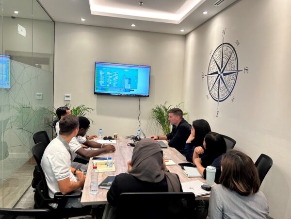 Training the team from Aldar Marinas on some of PacsoftNG latest features